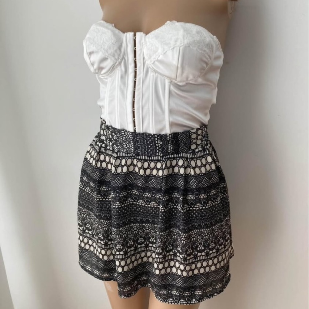 SHEIN white bustier top